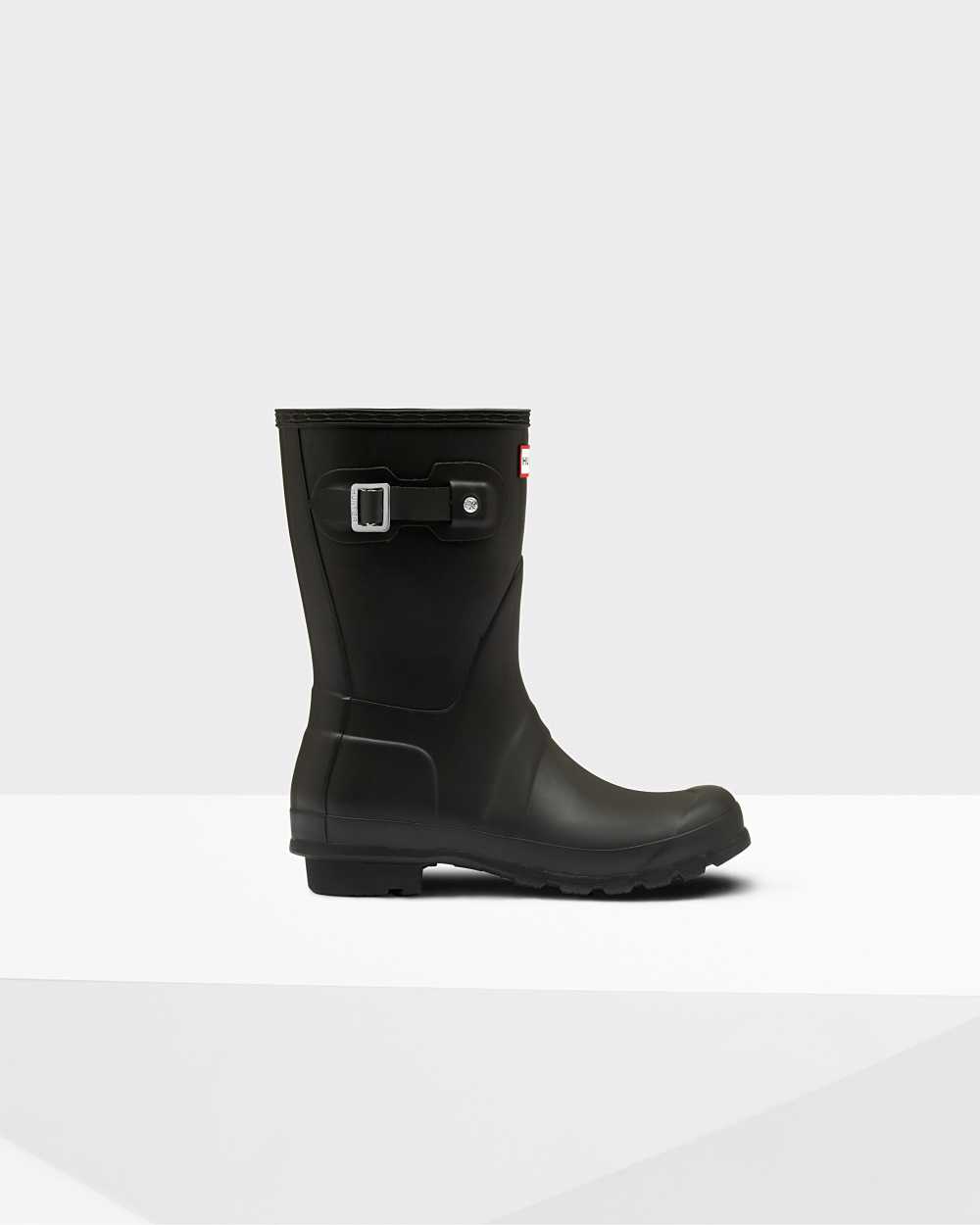 Stivali Pioggia Hunter Original Short Mid-Calf Donna - Nere | 218-113290 IT